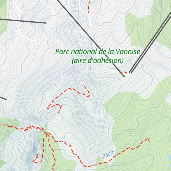 Map of Aiguille Grive