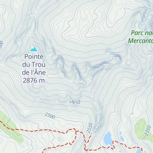 Map of Pointe Côte de l'Âne