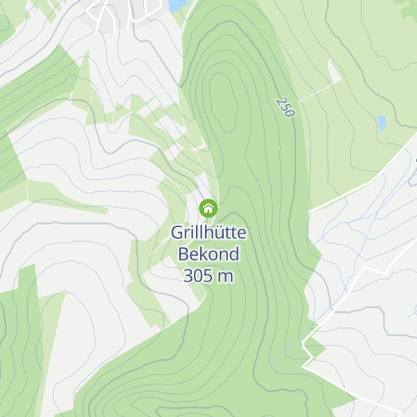 Map of Grillhütte Bekond