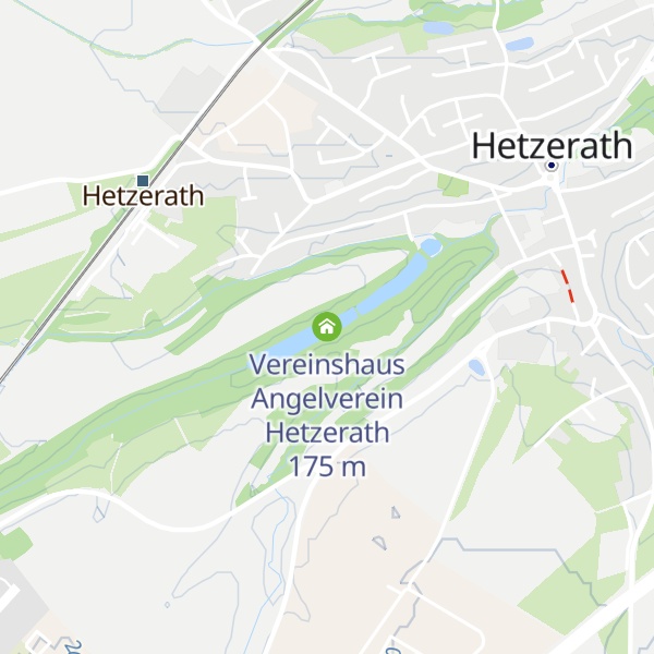 Map of Vereinshaus Angelverein Hetzerath