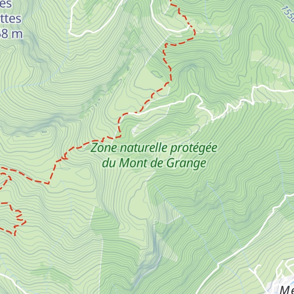 Map of Tête de la Torrens