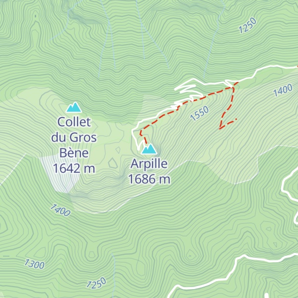Map of Arpille