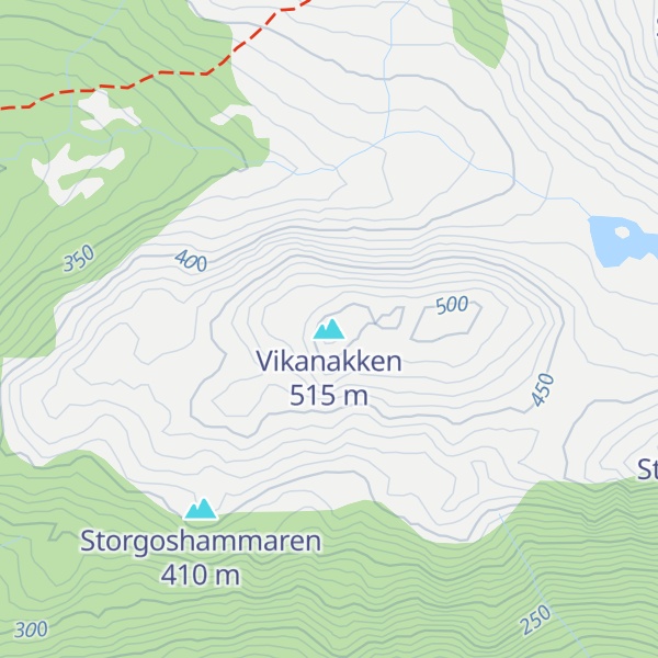 Map of Vikanakken