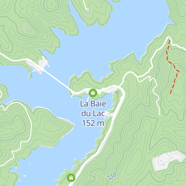Map of La Baie du Lac