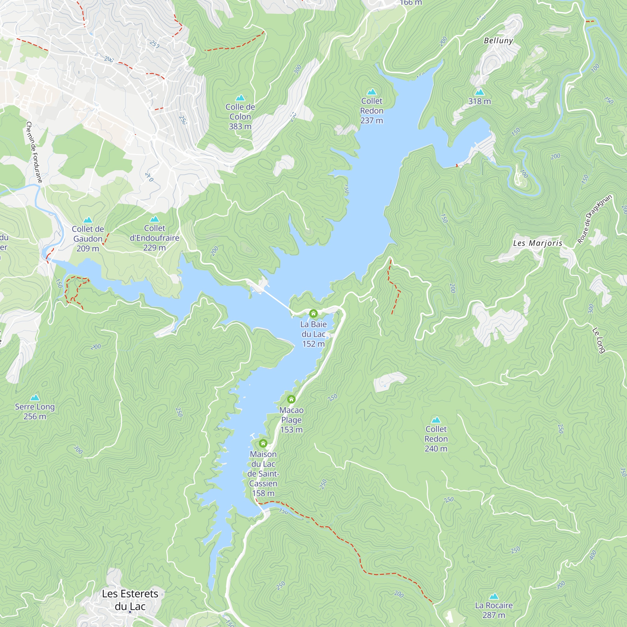 La Baie du Lac map