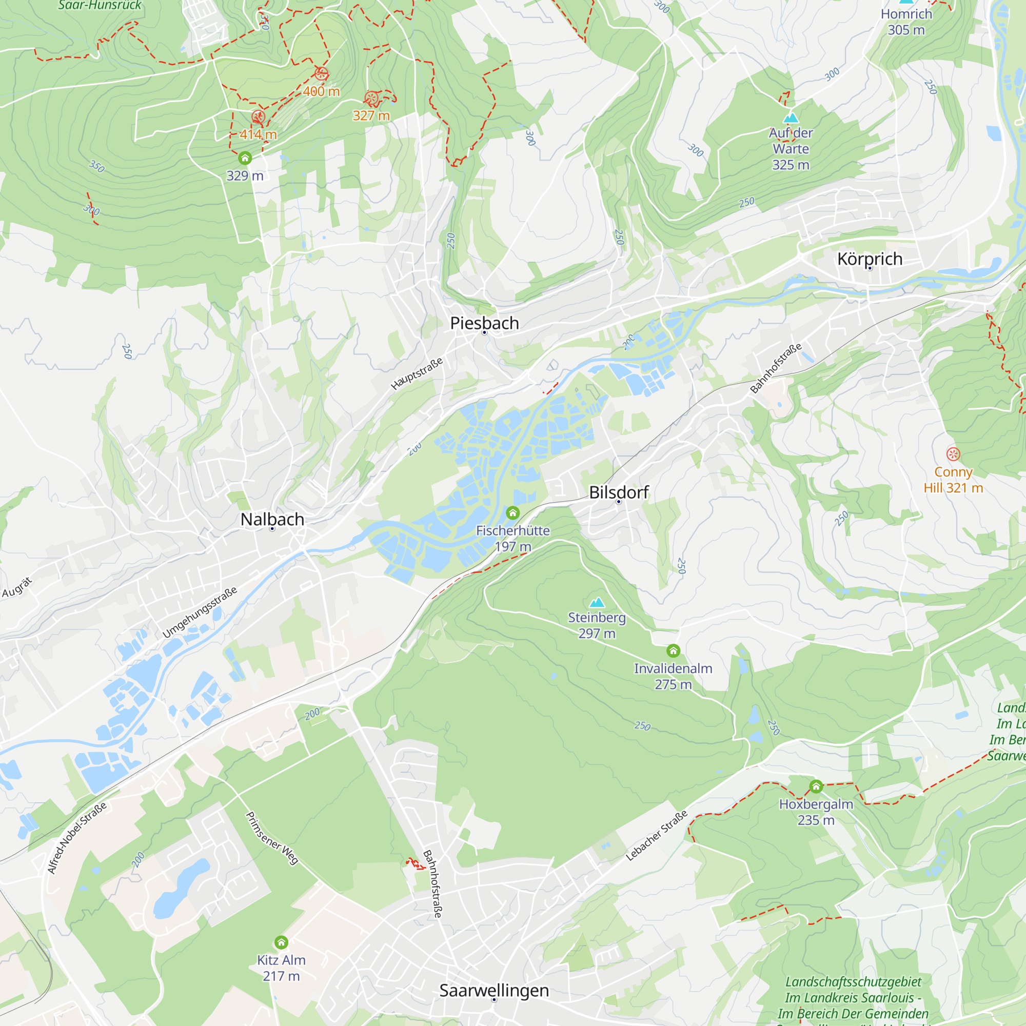 Fischerhütte map
