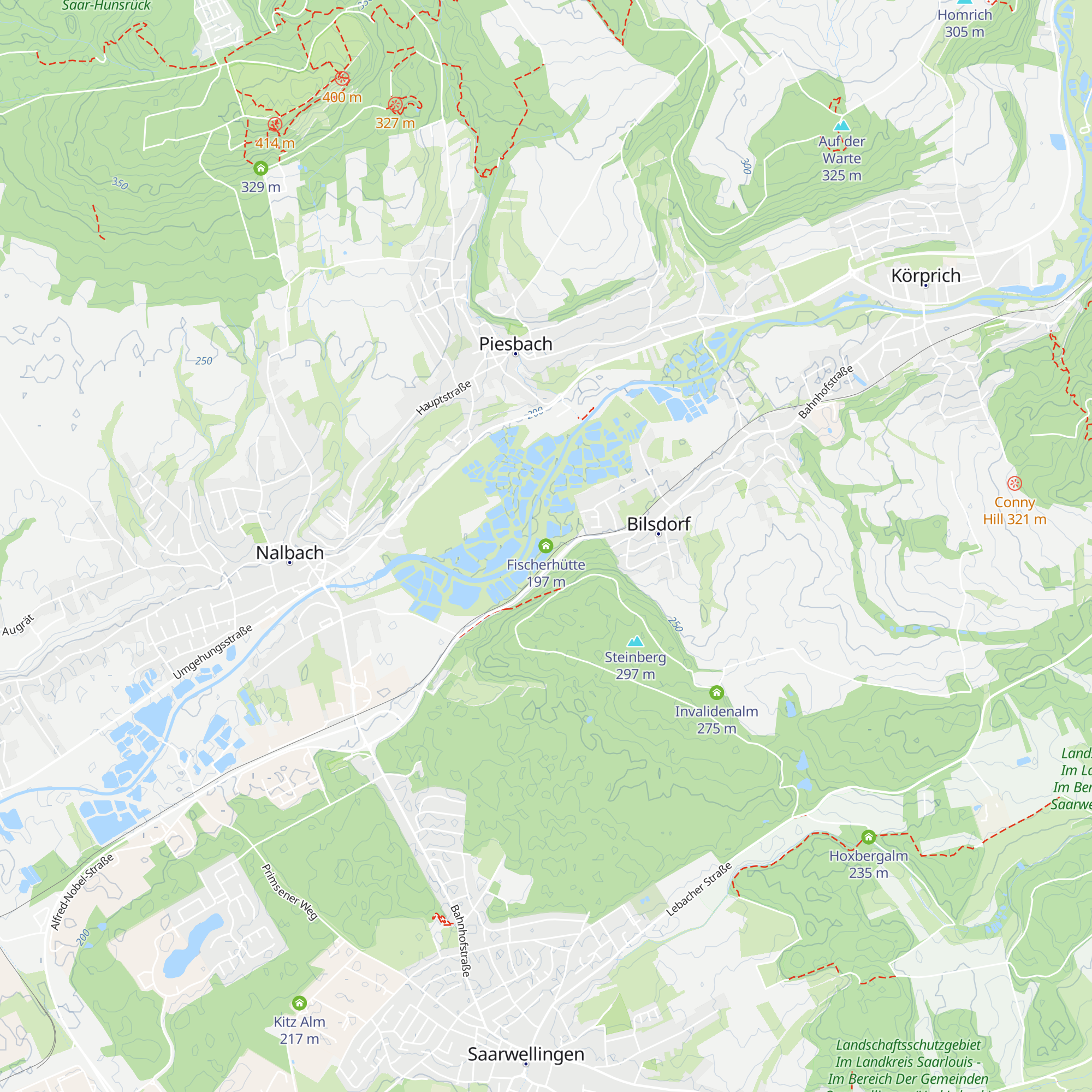 Fischerhütte map