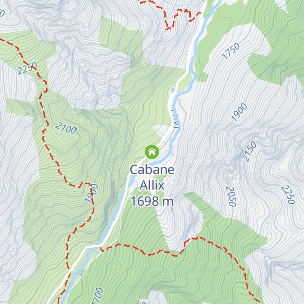 Map of Cabane Allix