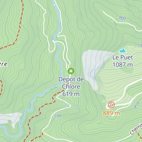 Map of Depot de Chlore