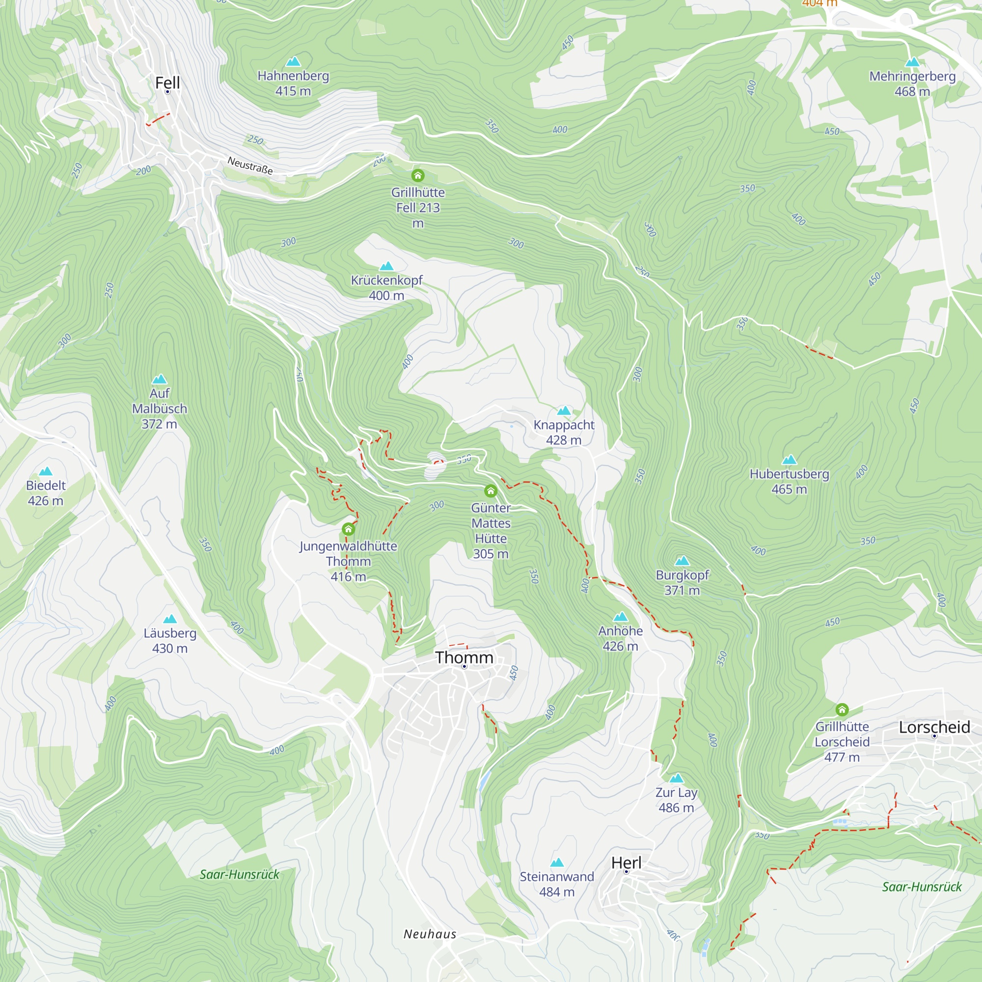 Günter Mattes Hütte map