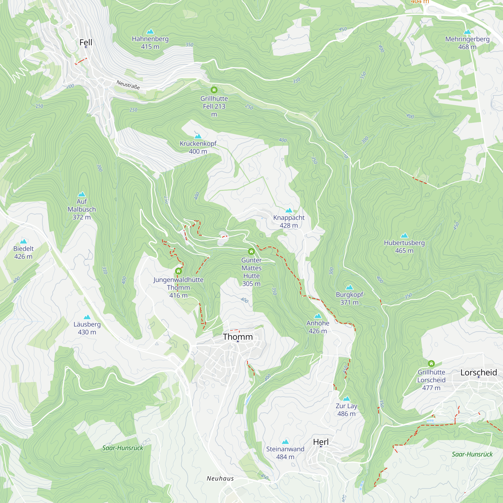Günter Mattes Hütte map