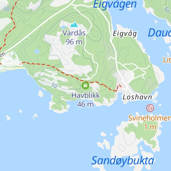 Map of Havblikk