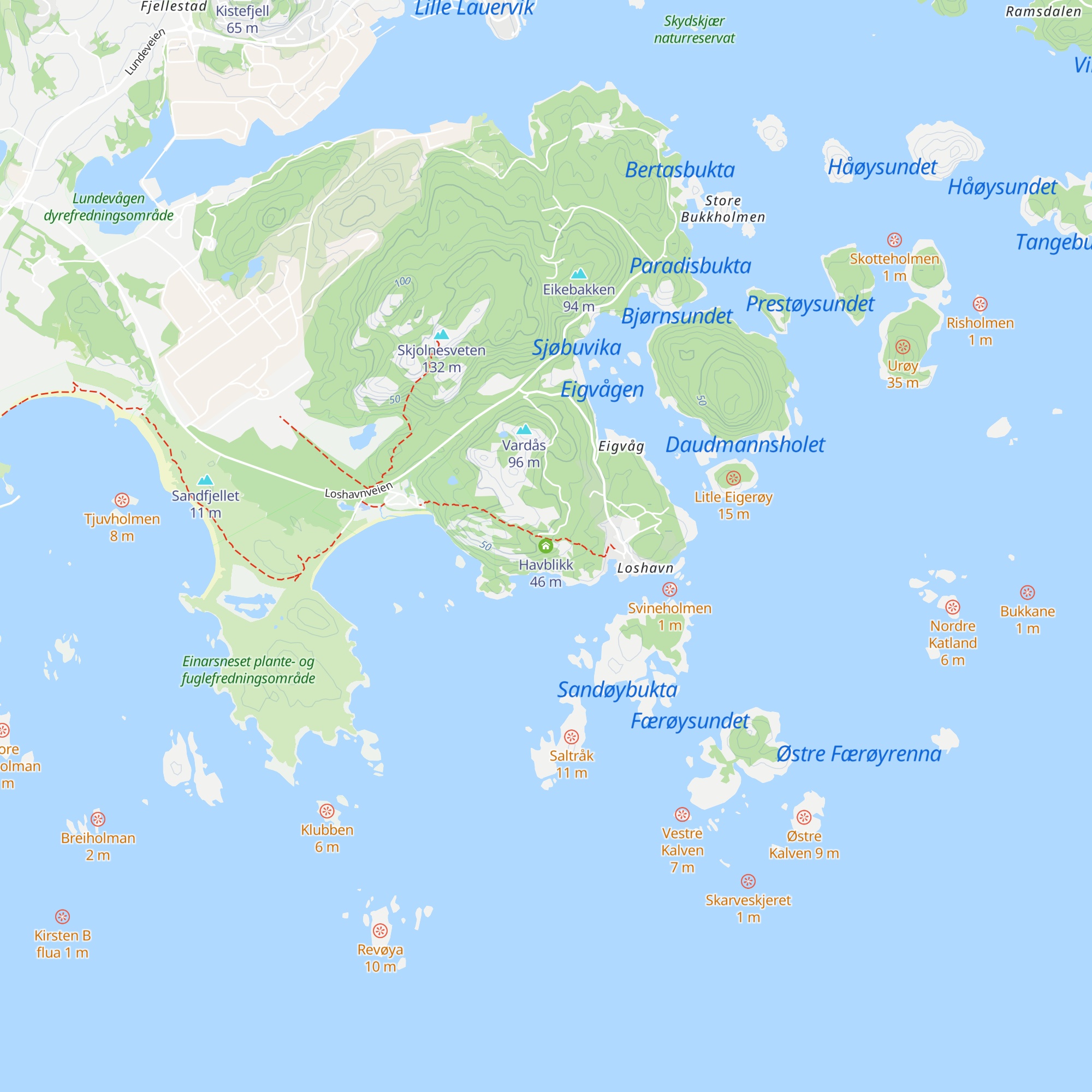 Havblikk map