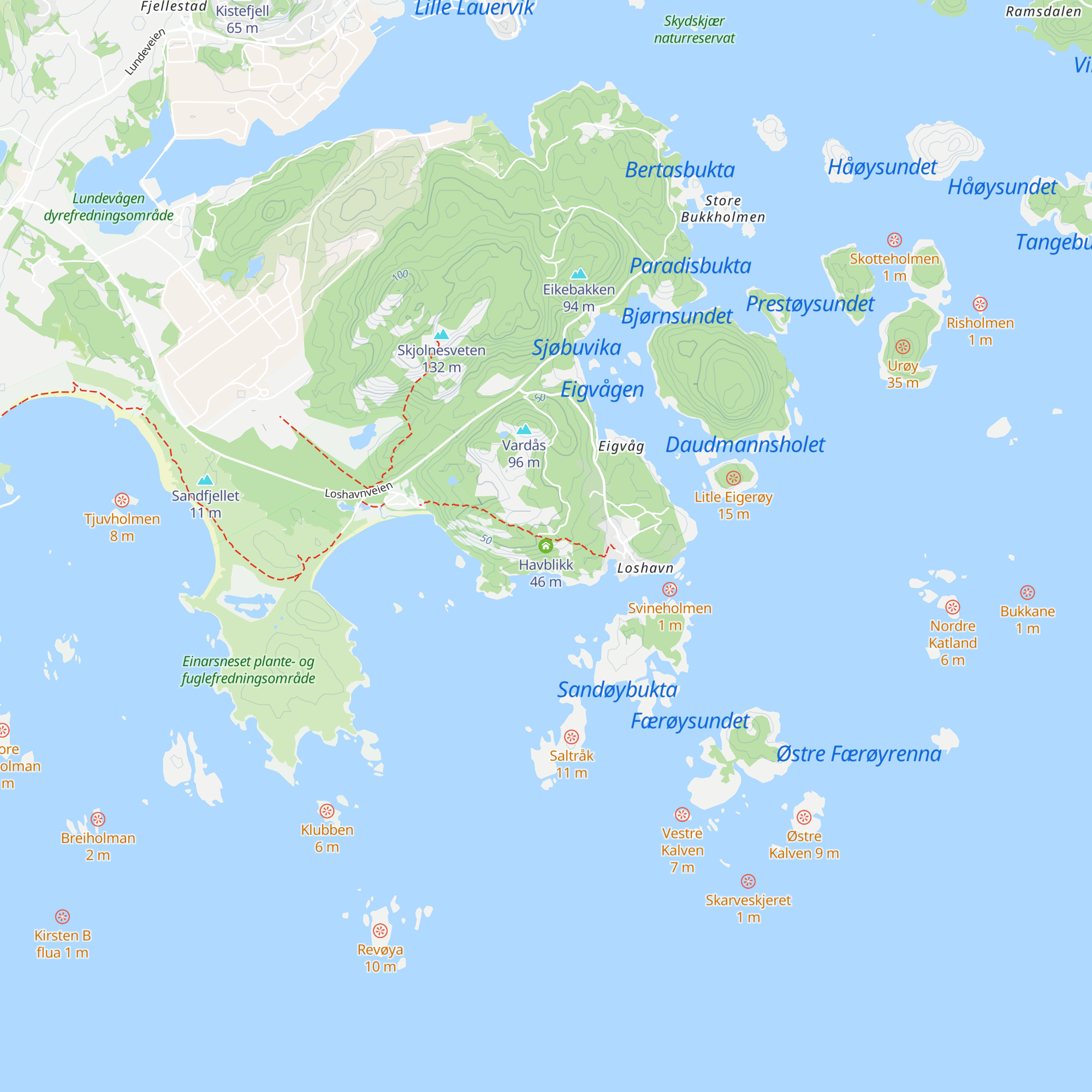 Havblikk map