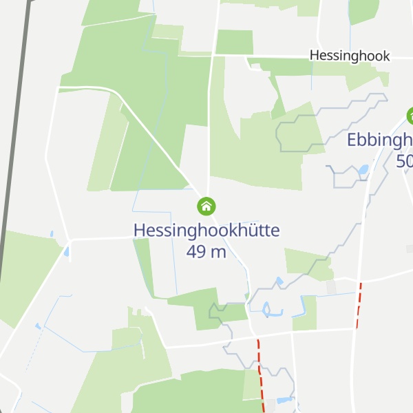 Map of Hessinghookhütte