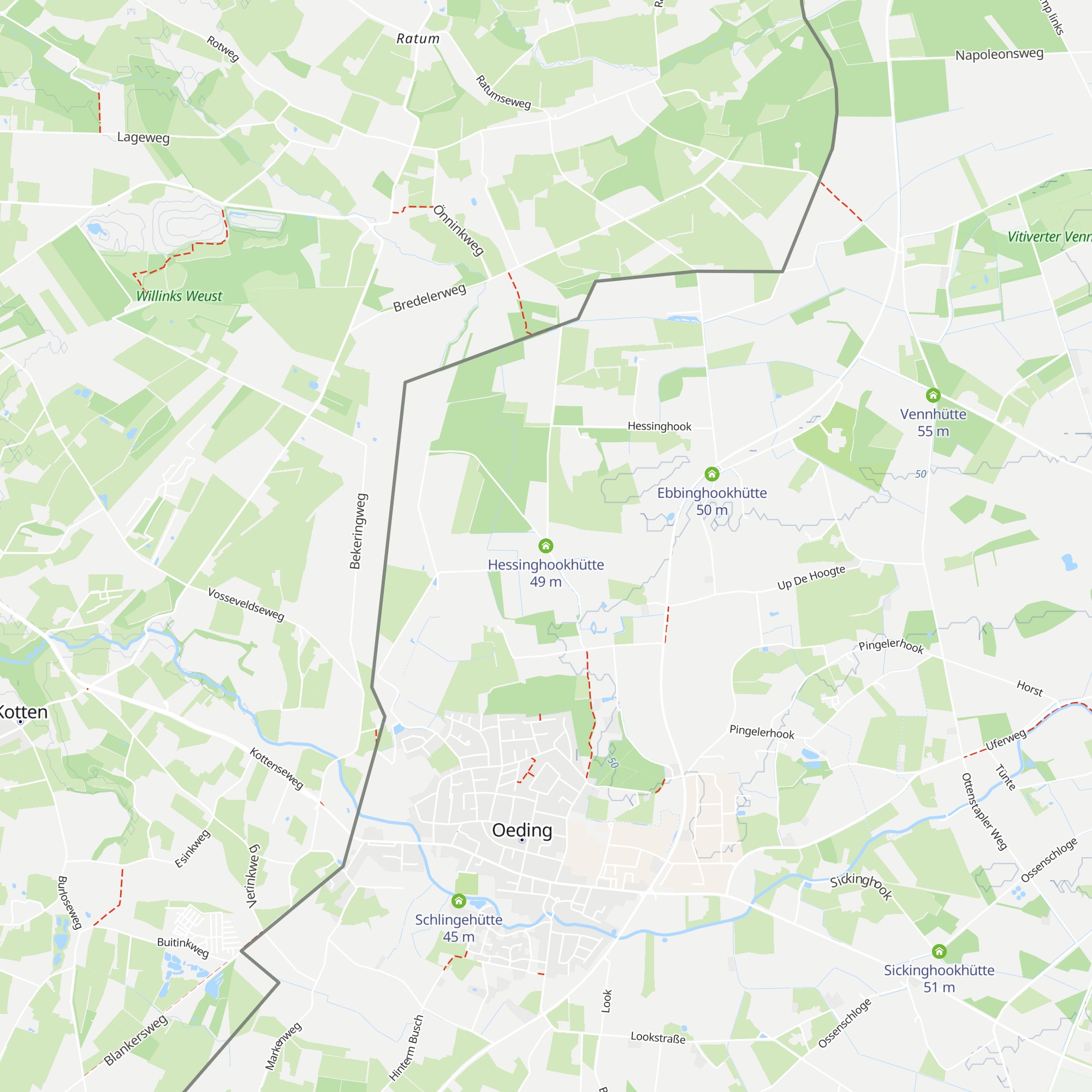 Hessinghookhütte map