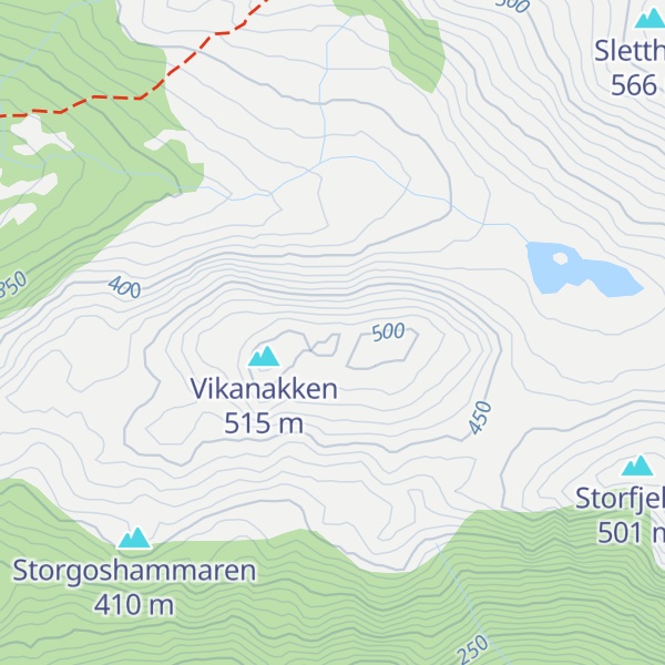 Map of Storhaugen
