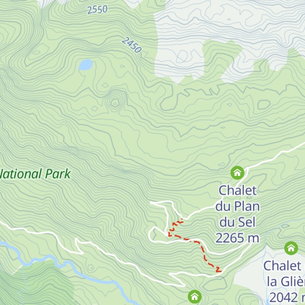 Map of Chalet des barmés