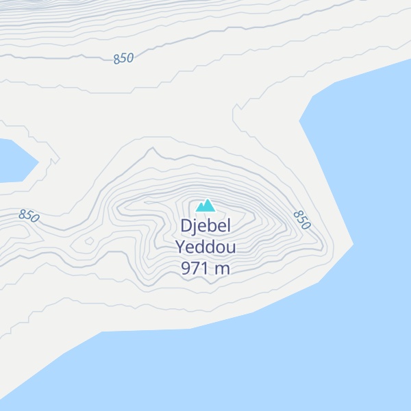 Map of Djebel Yeddou