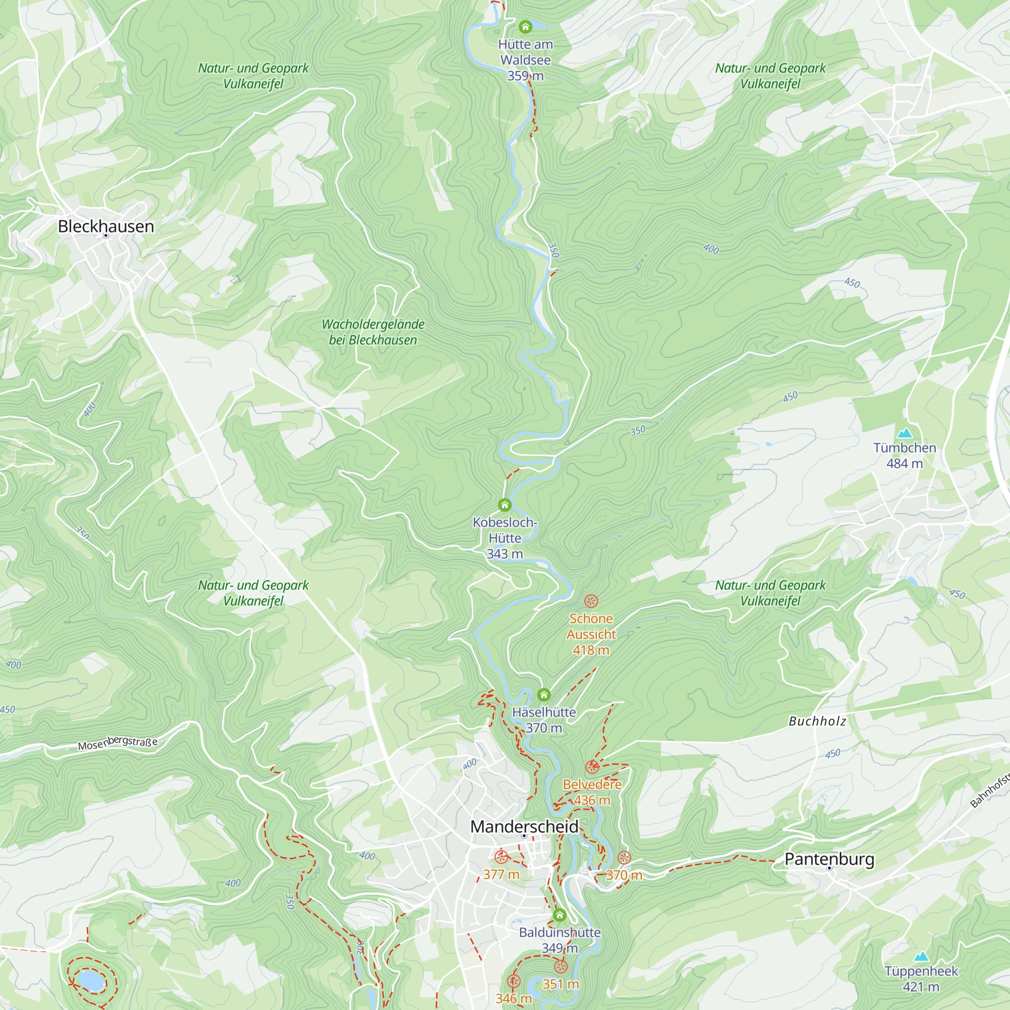 Kobesloch-Hütte map