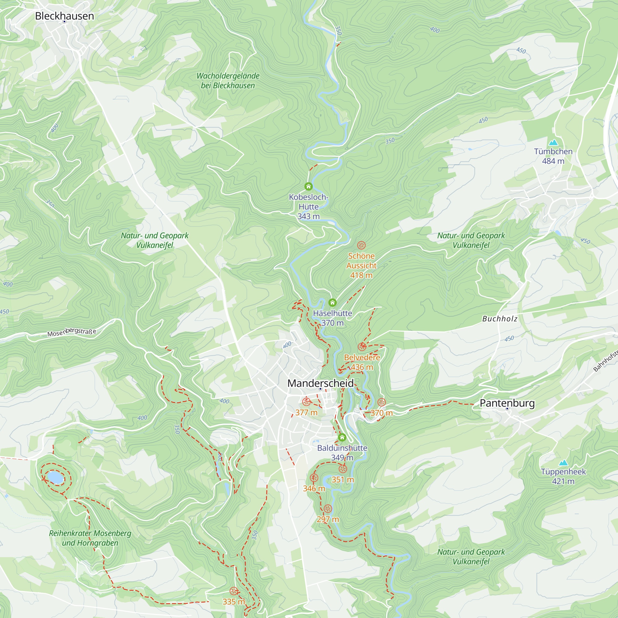 Rulandhütte map