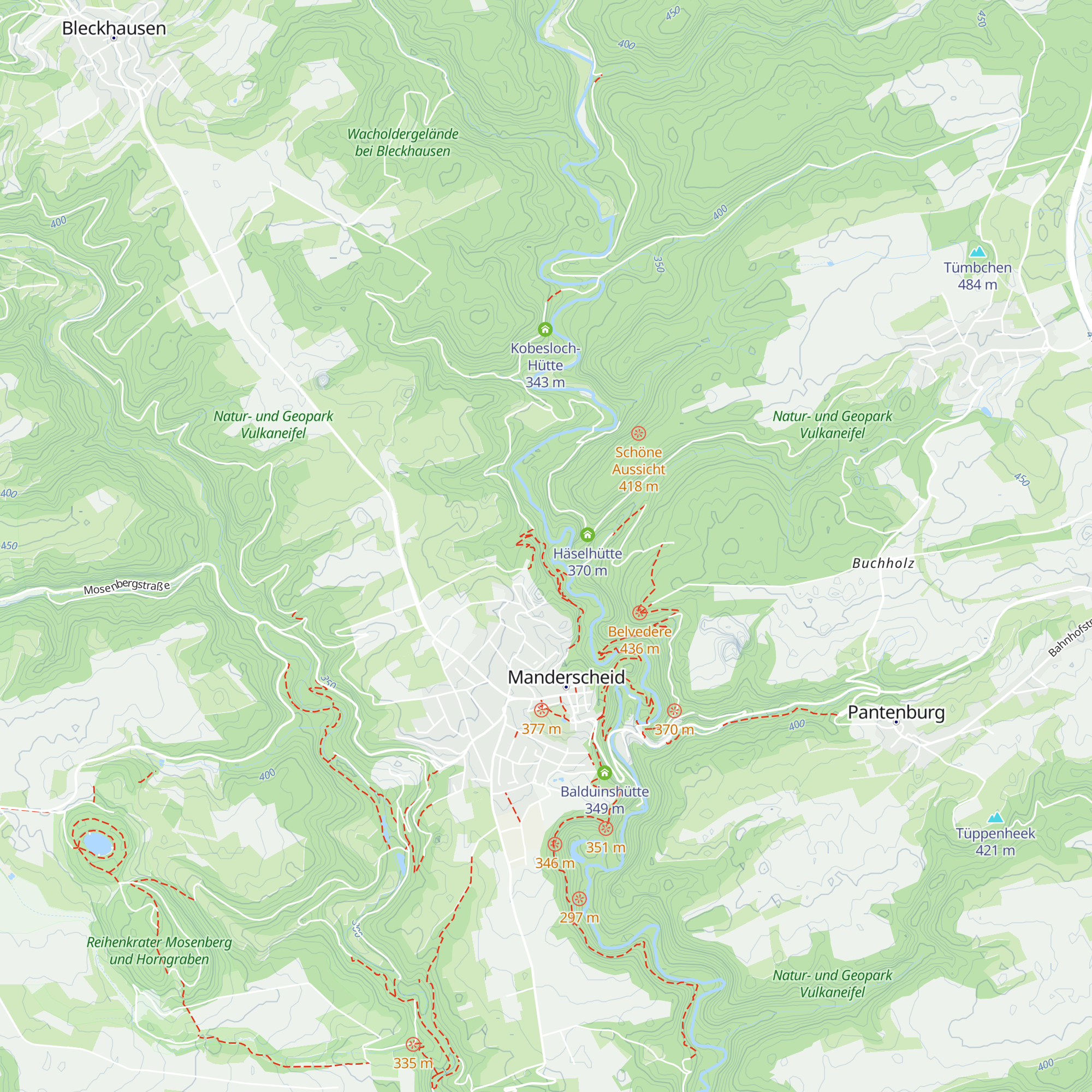 Rulandhütte map