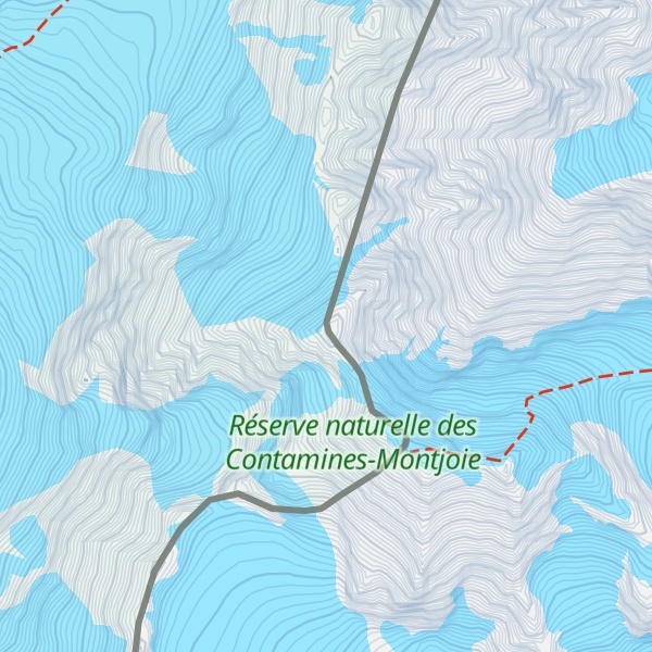 Map of Aiguille de Tré-la-Tête Nord