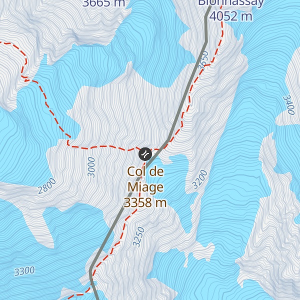 Map of Refuge Durier