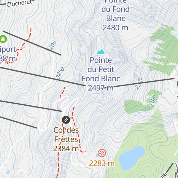 Map of Vigie gare amont TSD6 Bois de l'Ours