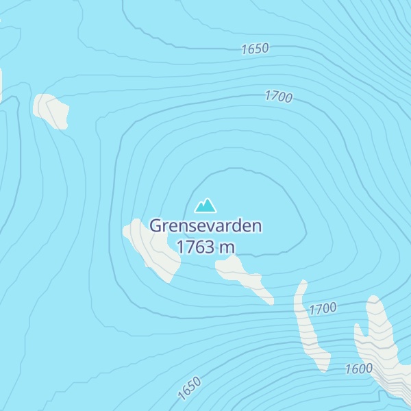 Map of Grensevarden