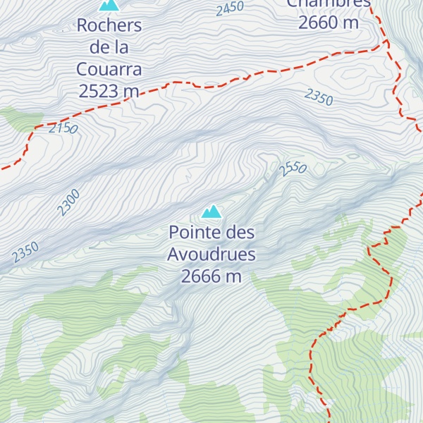 Map of Pointe des Avoudrues