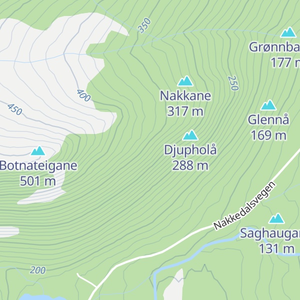 Map of Trongstien