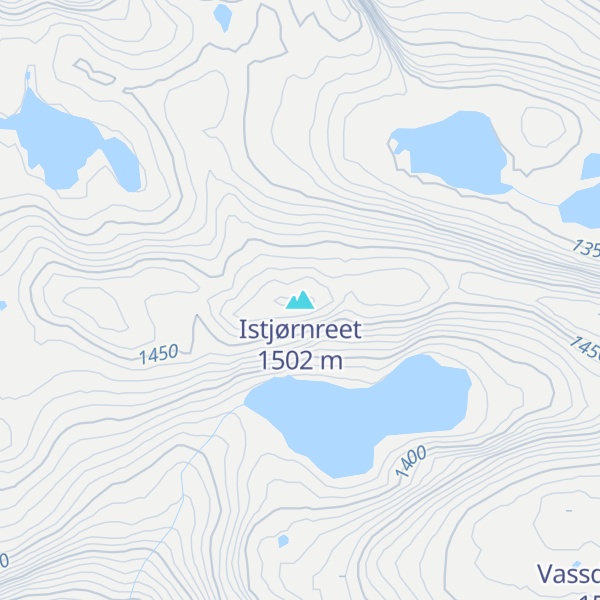 Map of Istjørnreet