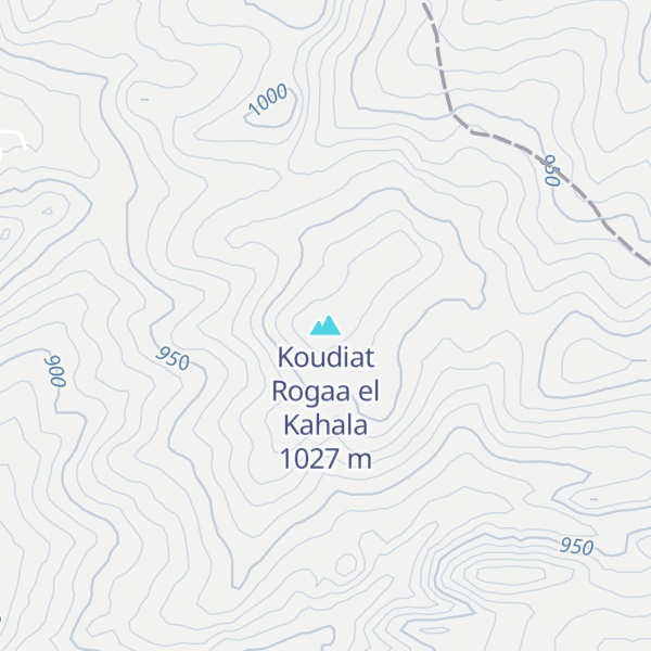 Map of Koudiat Rogaa el Kahala