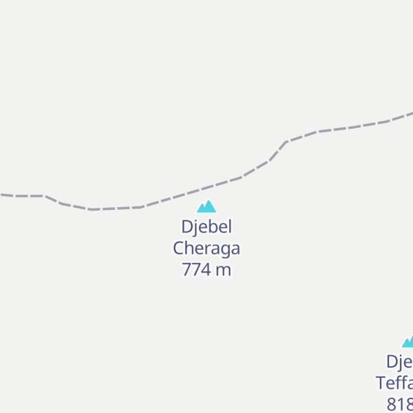 Map of Djebel Cheraga