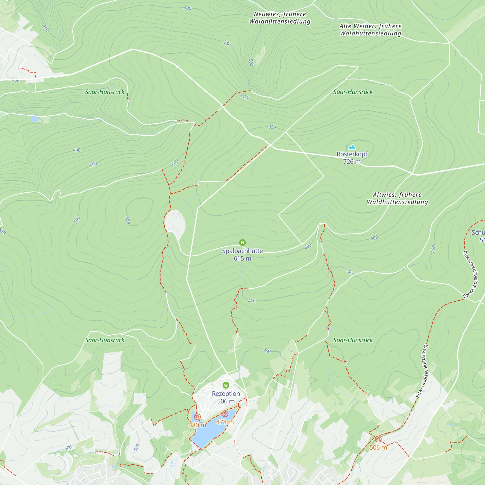 Spalbachhütte map