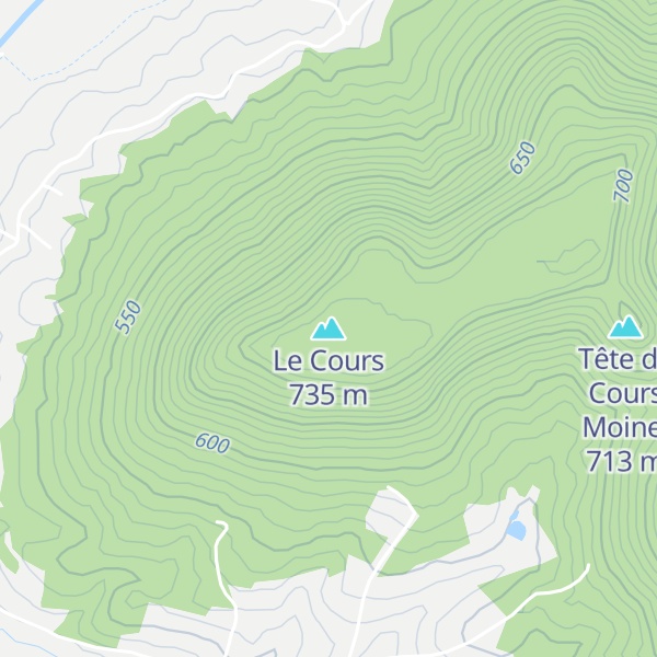 Map of Le Cours
