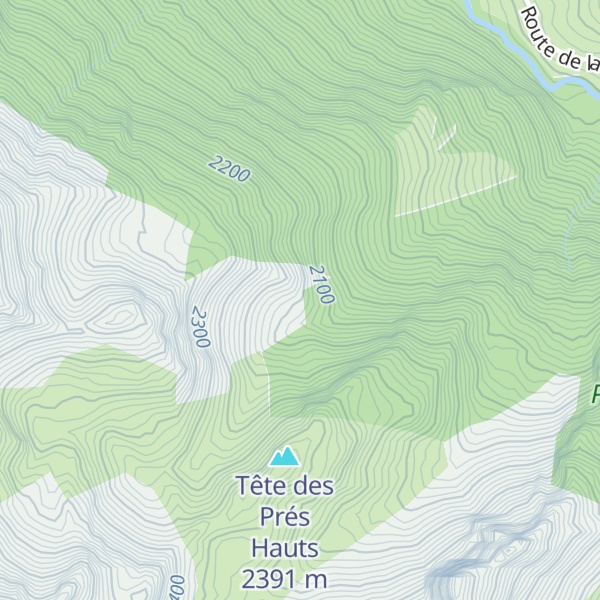 Map of Cabane de la Duyère