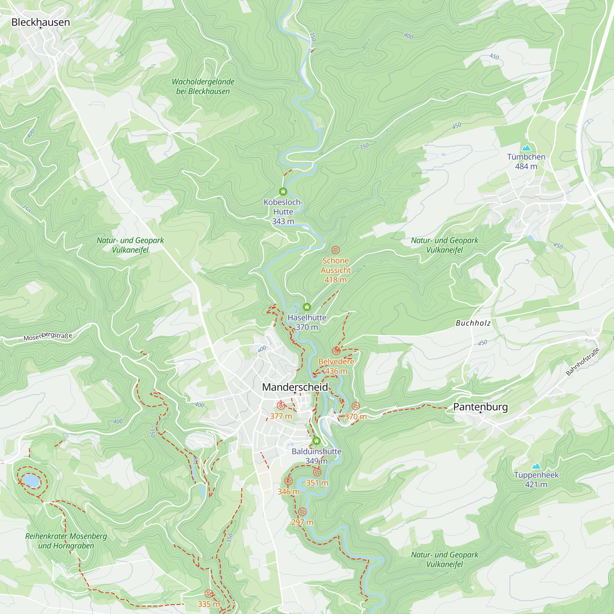 Häselhütte map