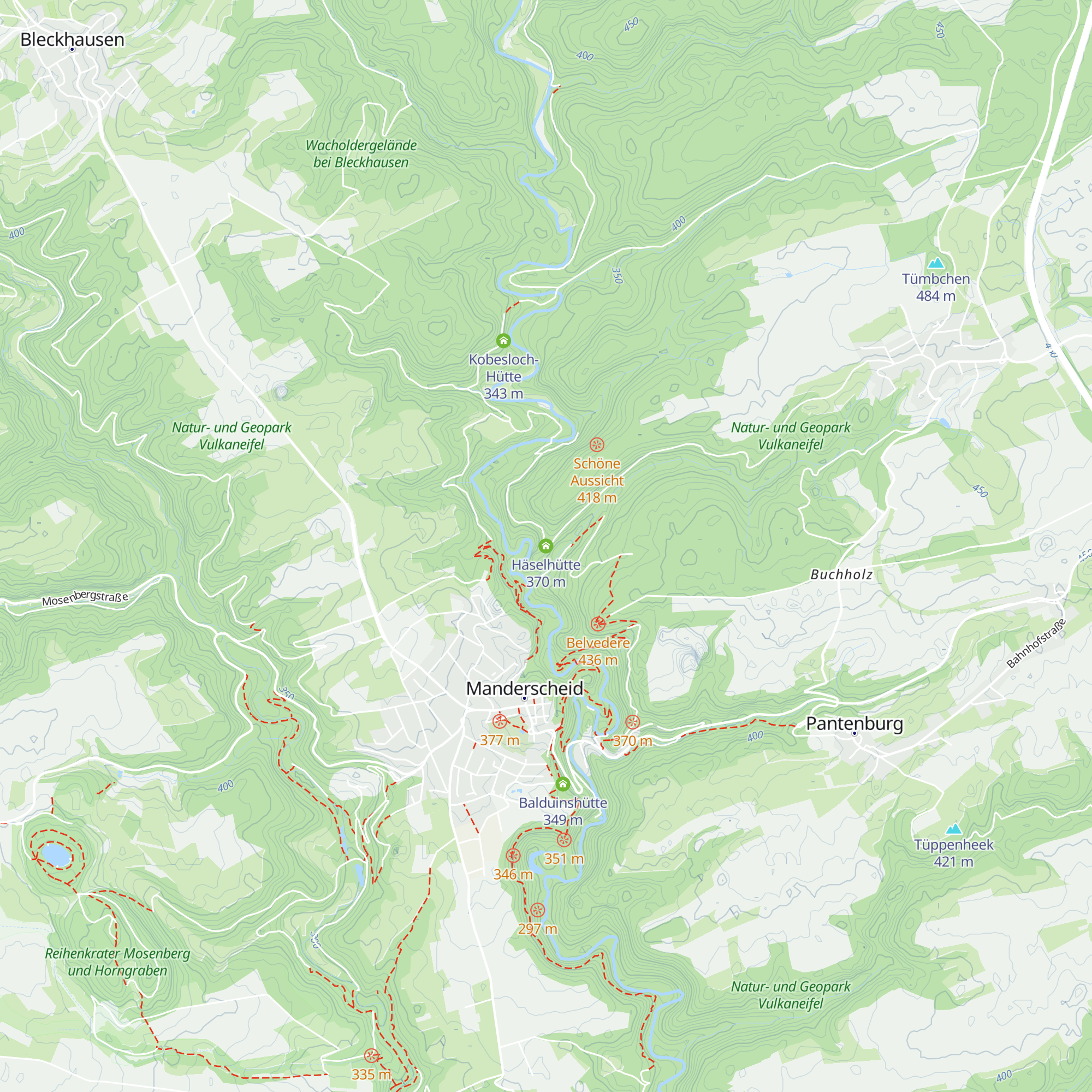 Häselhütte map