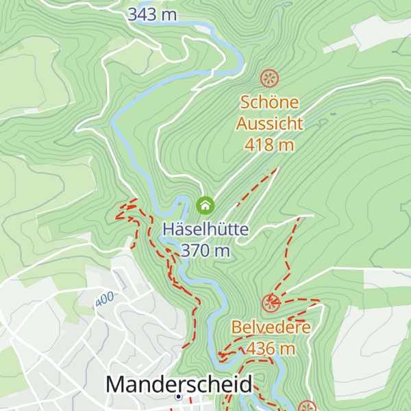 Map of Häselhütte