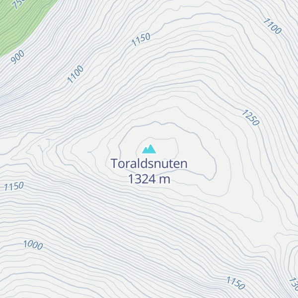 Map of Toraldsnuten
