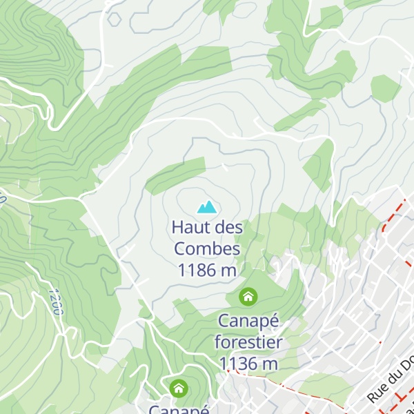 Map of Haut des Combes