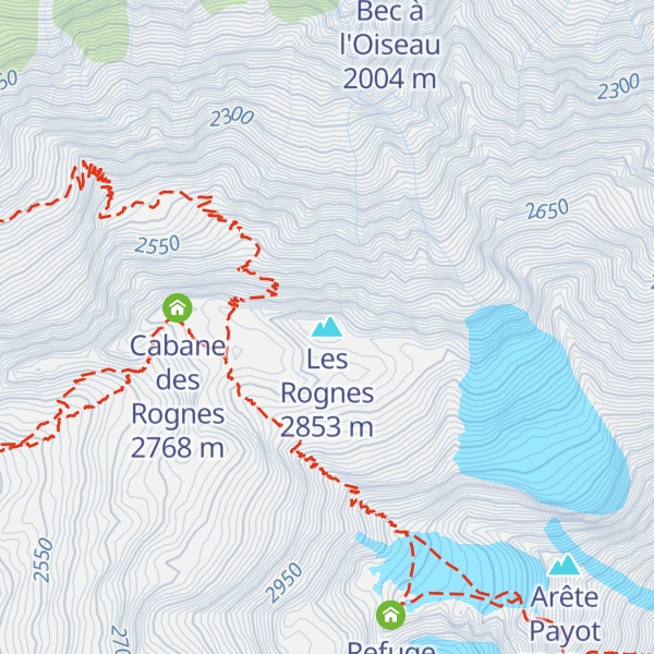 Map of Les Rognes