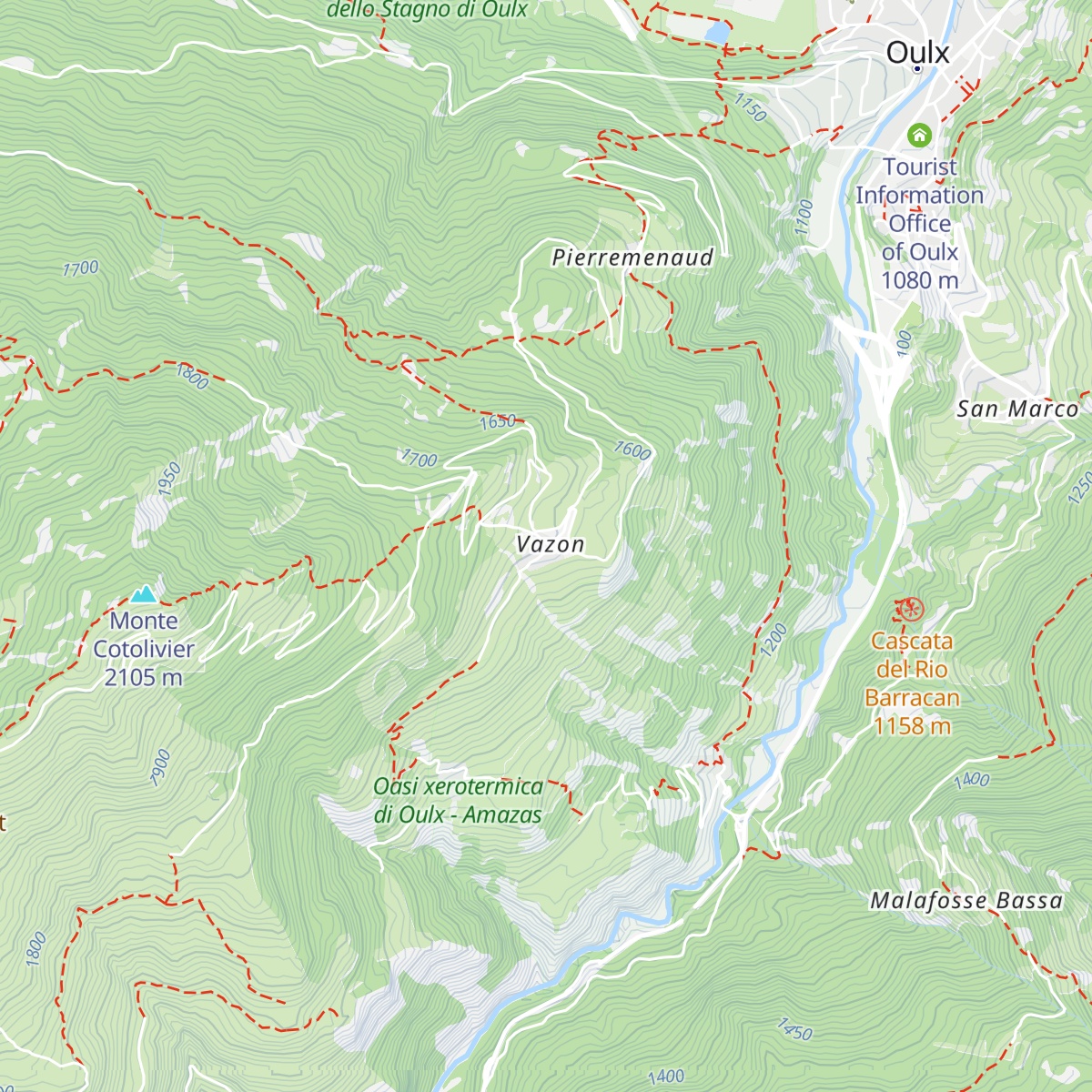 Rifugio Alpino La Chardousë map