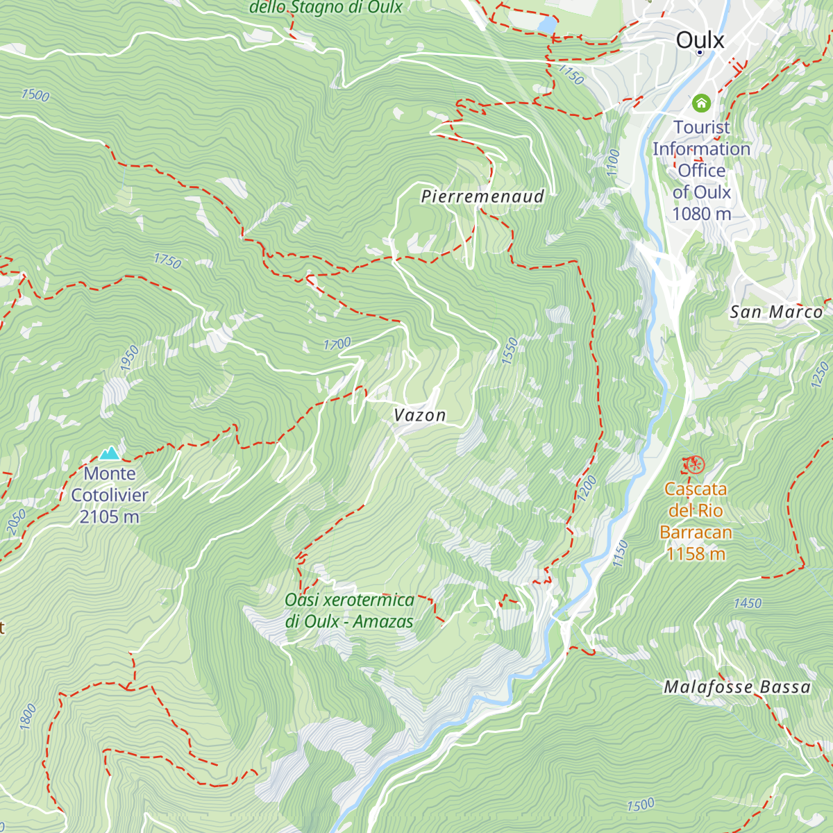 Rifugio Alpino La Chardousë map