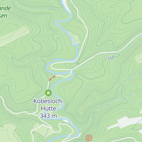 Map of Blümchesauhütte