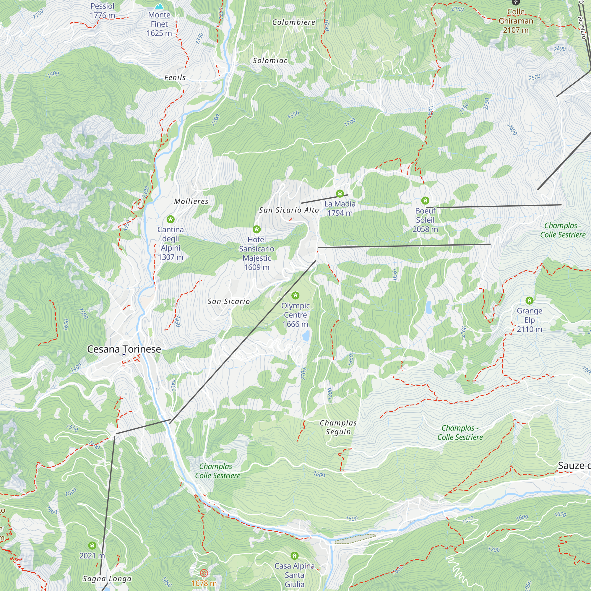Olympic Centre map
