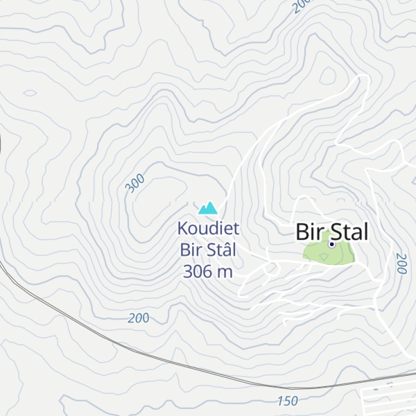 Map of Koudiet Bir Stâl