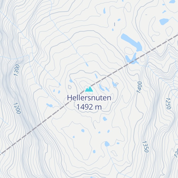 Map of Hellersnuten